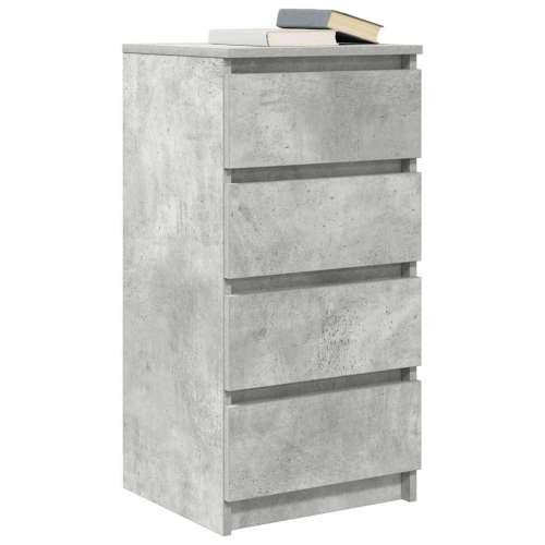 Komoda siva boja betona 37,5x35x76 cm od konstruiranog drva - Beton siva 1 Cijena
