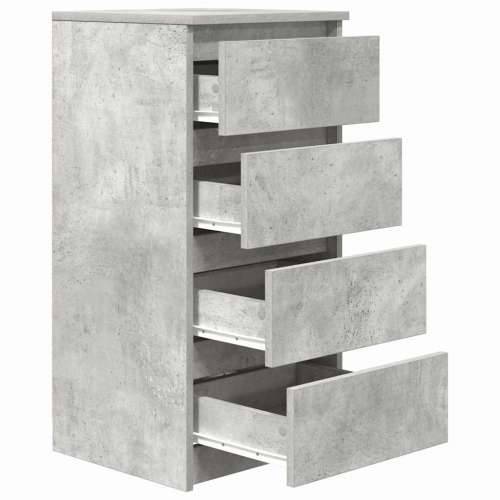 Komoda siva boja betona 37,5x35x76 cm od konstruiranog drva - Beton siva 1 Cijena