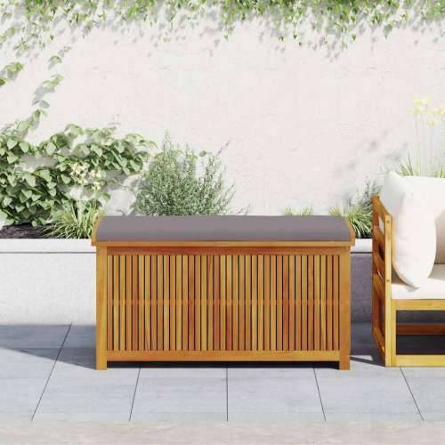 Vanjska kutija za jastuke 113x50x60,5 cm masivno drvo bagrema - Tamno siva 113 x 50 x 60.5 cm Cijena