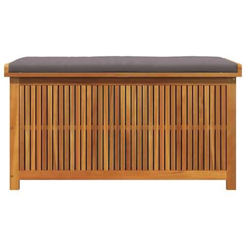 Vanjska kutija za jastuke 113x50x60,5 cm masivno drvo bagrema - Tamno siva 113 x 50 x 60.5 cm Cijena