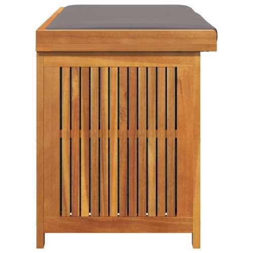 Vanjska kutija za jastuke 113x50x60,5 cm masivno drvo bagrema - Tamno siva 113 x 50 x 60.5 cm Cijena
