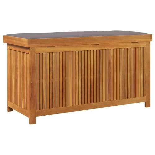 Vanjska kutija za jastuke 113x50x60,5 cm masivno drvo bagrema - Tamno siva 113 x 50 x 60.5 cm Cijena