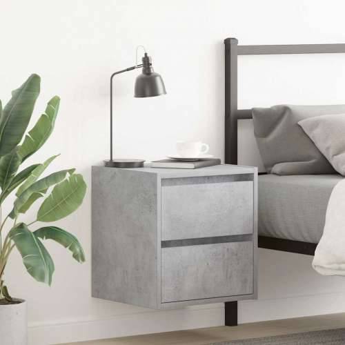 Zidni noćni ormarići 2 kom siva betona 38x34x40 cm - Beton siva 2 Cijena