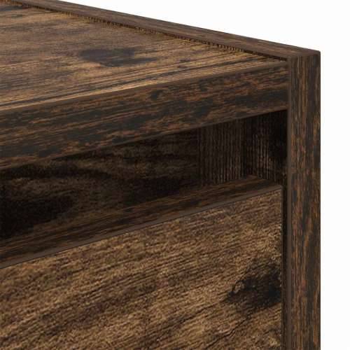 Zidni noćni ormarići 2 kom dimljenog hrasta 38x34x40 cm - Dimljeni hrast 2 Cijena