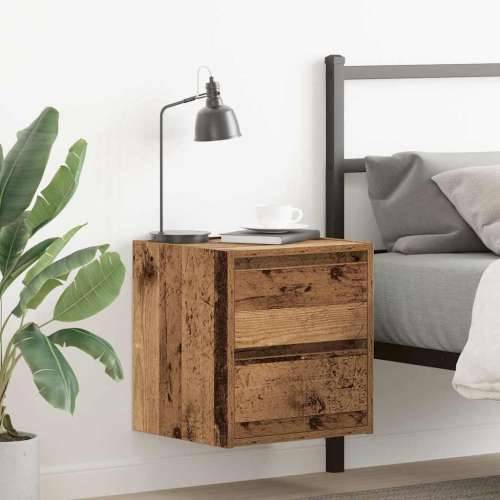Zidni noćni ormarić boja staro drvo 38x34x40 cm - Staro drvo 1 Cijena