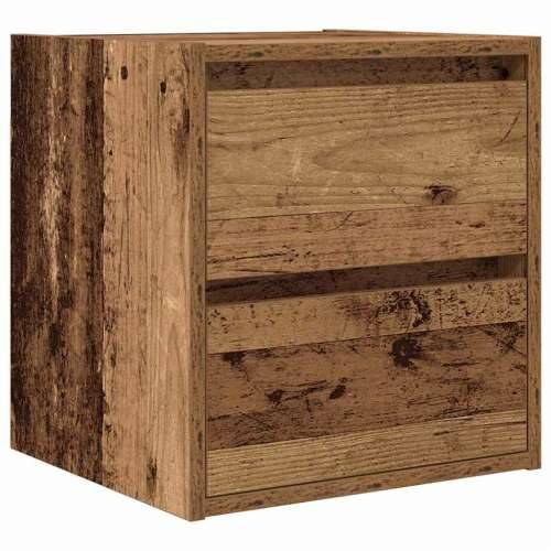 Zidni noćni ormarić boja staro drvo 38x34x40 cm - Staro drvo 1 Cijena