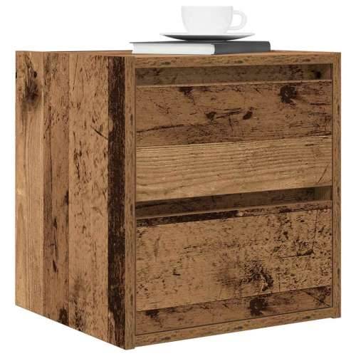 Zidni noćni ormarić boja staro drvo 38x34x40 cm - Staro drvo 1 Cijena