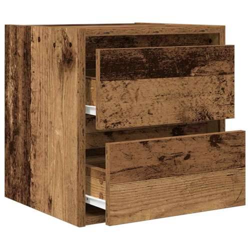 Zidni noćni ormarić boja staro drvo 38x34x40 cm - Staro drvo 1 Cijena