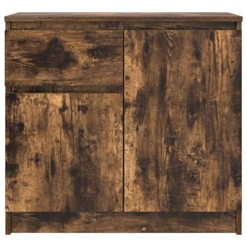 Komoda s ladicama dimljenog hrasta 71x35x65cm konstruirano drvo - Dimljeni hrast 1 Cijena