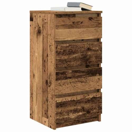 Komoda staro drvo 37,5x35x76 cm od konstruiranog drva - Staro drvo 1 Cijena