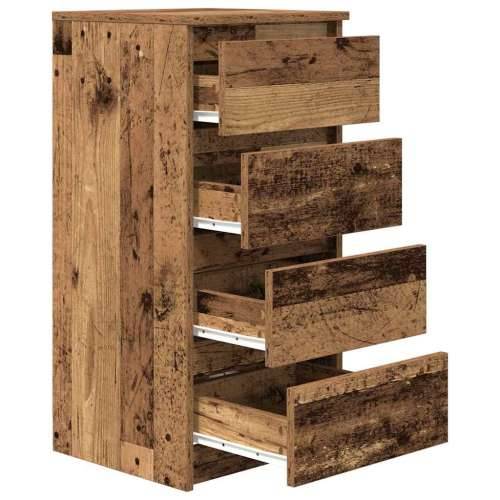 Komoda staro drvo 37,5x35x76 cm od konstruiranog drva - Staro drvo 1 Cijena