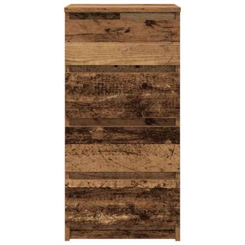Komoda staro drvo 37,5x35x76 cm od konstruiranog drva - Staro drvo 1 Cijena