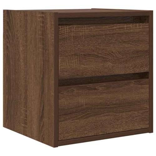 Zidni noćni ormarić boja smeđeg hrasta 38x34x40 cm - Smeđi hrast 1 Cijena