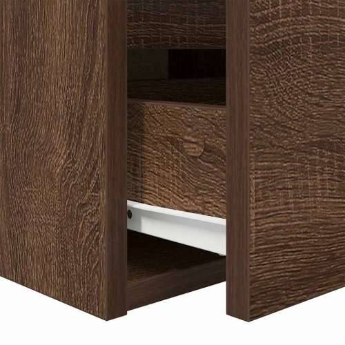 Zidni noćni ormarić boja smeđeg hrasta 38x34x40 cm - Smeđi hrast 1 Cijena