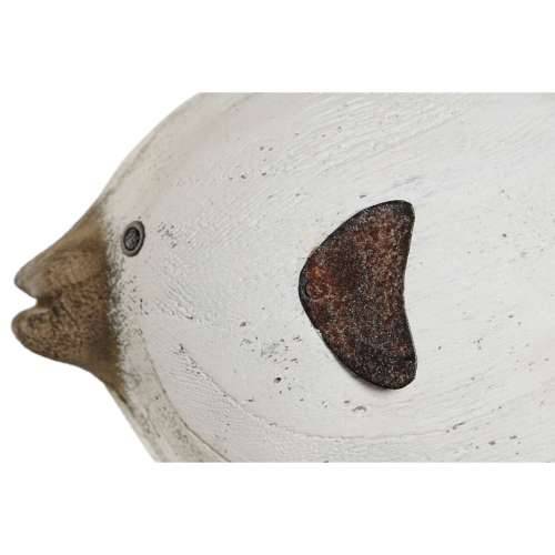 Ukrasna figura Home ESPRIT Bijela Prirodno Riba 24 x 10 x 33 cm Cijena
