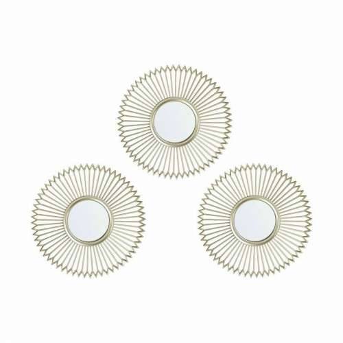 Set Ogledala champagne Plastika 24,5 x 1,5 x 24,5 cm (6 kom.) Cijena