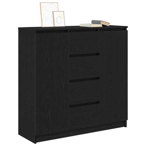 Komoda s ladicama crni hrast 100,5x35x98,5 cm konstruirano drvo - Crni hrast 1 Cijena