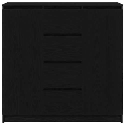 Komoda s ladicama crni hrast 100,5x35x98,5 cm konstruirano drvo - Crni hrast 1 Cijena