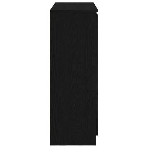 Komoda s ladicama crni hrast 100,5x35x98,5 cm konstruirano drvo - Crni hrast 1 Cijena