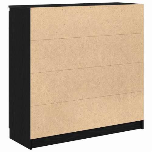 Komoda s ladicama crni hrast 100,5x35x98,5 cm konstruirano drvo - Crni hrast 1 Cijena