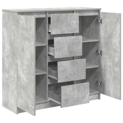 Komoda s ladicama beton siva 100,5x35x98,5 cm konstruirano drvo - Beton siva 1 Cijena