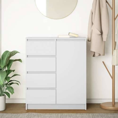 Komoda s ladicama bijela 71x35x84 cm izrađeno drvo - Bijela 1 Cijena