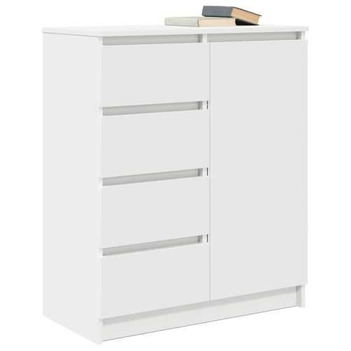 Komoda s ladicama bijela 71x35x84 cm izrađeno drvo - Bijela 1 Cijena