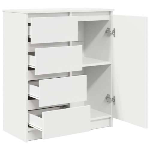 Komoda s ladicama bijela 71x35x84 cm izrađeno drvo - Bijela 1 Cijena