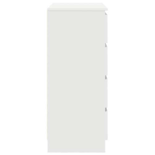 Komoda s ladicama bijela 71x35x84 cm izrađeno drvo - Bijela 1 Cijena