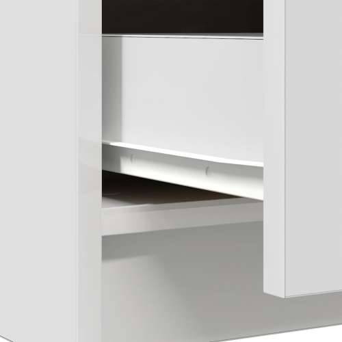 Komoda s ladicama bijela 71x35x84 cm izrađeno drvo - Bijela 1 Cijena