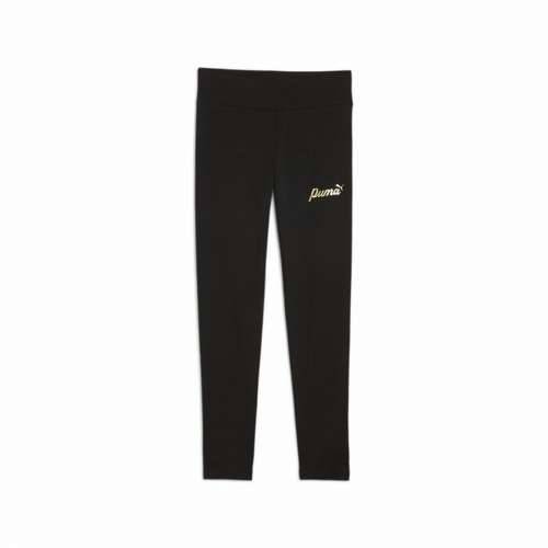 Sportske Tajice za Djecu Puma Essentials+ Script Metallic Crna Cijena