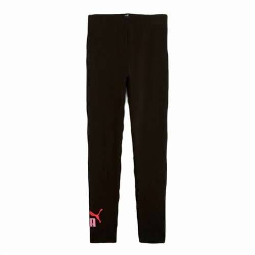 Sportske Tajice za Djecu Puma Essentials Logo G Crna Cijena
