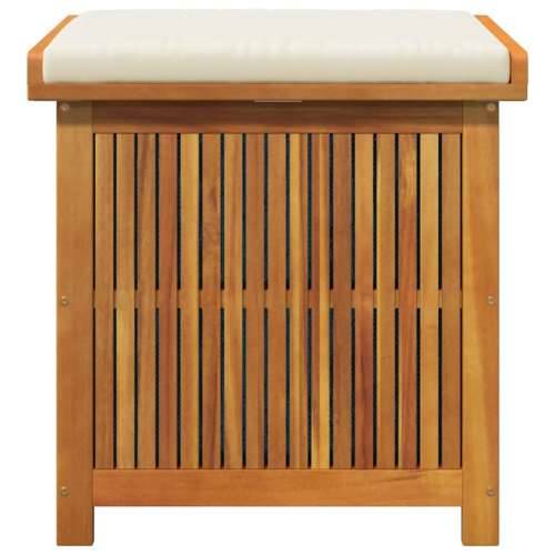 Vanjska kutija za jastuke 60x50x61 cm masivno drvo bagrema - Krem bijela 60 x 50 x 61 cm Cijena