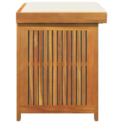 Vanjska kutija za jastuke 60x50x61 cm masivno drvo bagrema - Krem bijela 60 x 50 x 61 cm Cijena
