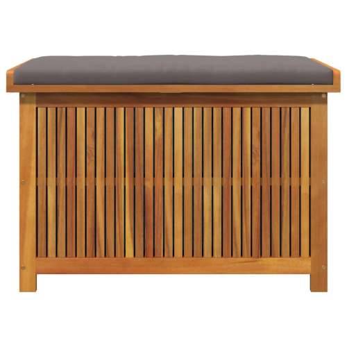 Vanjska kutija za jastuke 90x50x60,5 cm masivno drvo bagrema - Tamno siva 90 x 50 x 60.5 cm Cijena