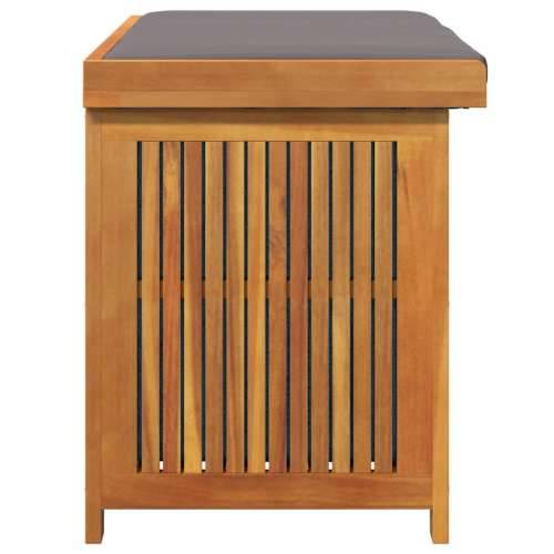 Vanjska kutija za jastuke 90x50x60,5 cm masivno drvo bagrema - Tamno siva 90 x 50 x 60.5 cm Cijena