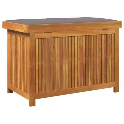 Vanjska kutija za jastuke 90x50x60,5 cm masivno drvo bagrema - Tamno siva 90 x 50 x 60.5 cm Cijena