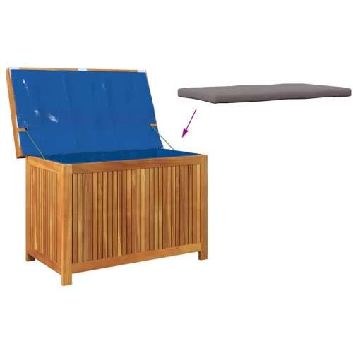 Vanjska kutija za jastuke 90x50x60,5 cm masivno drvo bagrema - Tamno siva 90 x 50 x 60.5 cm Cijena