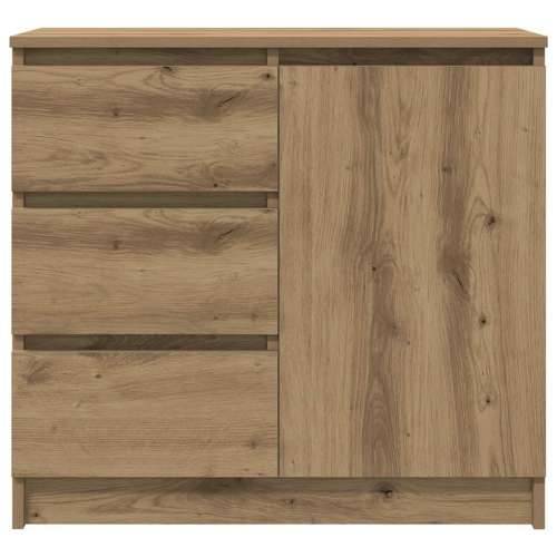 Komoda s ladicama artisan hrast 71x35x65 cm konstruirano drvo - hrast artisan 1 Cijena