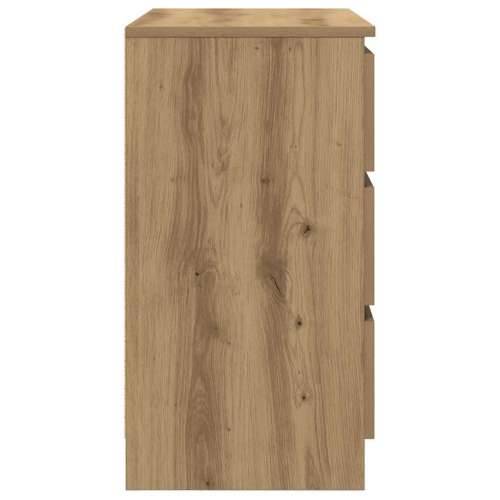 Komoda s ladicama artisan hrast 71x35x65 cm konstruirano drvo - hrast artisan 1 Cijena