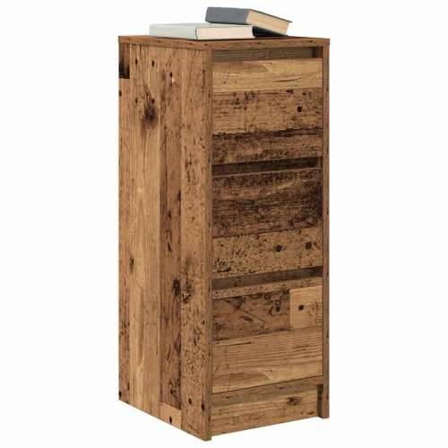 Komoda boja starog drva 29,5x34x76 cm konstruiranog drva - Staro drvo 1 Cijena