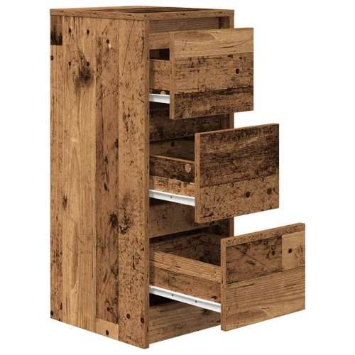 Komoda boja starog drva 29,5x34x76 cm konstruiranog drva - Staro drvo 1 Cijena