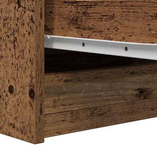Komoda boja starog drva 29,5x34x76 cm konstruiranog drva - Staro drvo 1 Cijena
