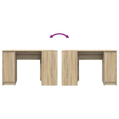 Radni stol sonoma hrast 120x42x76 cm konstruirano drvo - sonoma hrast Cijena