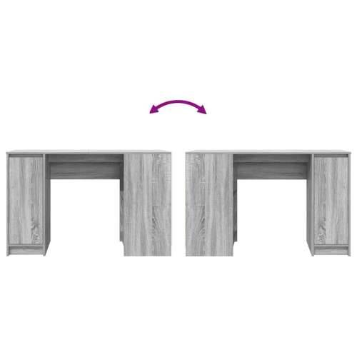 Stol Sivi Sonoma 120x42x76 cm Konstruirano drvo - Sivi hrast sonoma Cijena