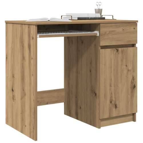 Stol Artisan hrast 86x49x76 cm konstruirano drvo - hrast artisan Cijena