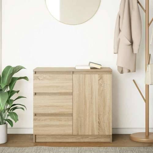 Komoda s ladicama hrasta sonome 71x35x65 cm konstruirano drvo - sonoma hrast 1 Cijena