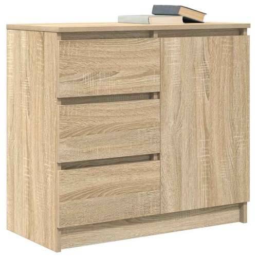 Komoda s ladicama hrasta sonome 71x35x65 cm konstruirano drvo - sonoma hrast 1 Cijena