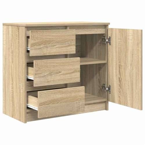 Komoda s ladicama hrasta sonome 71x35x65 cm konstruirano drvo - sonoma hrast 1 Cijena