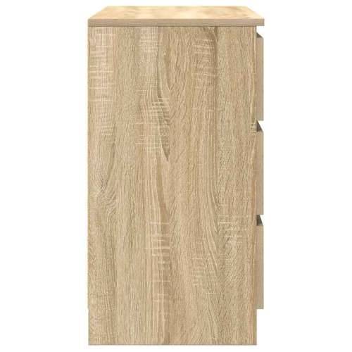 Komoda s ladicama hrasta sonome 71x35x65 cm konstruirano drvo - sonoma hrast 1 Cijena